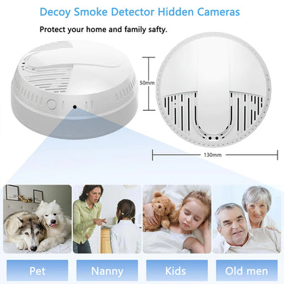 Smoke Detector Hidden Camera - WiFi Enabled