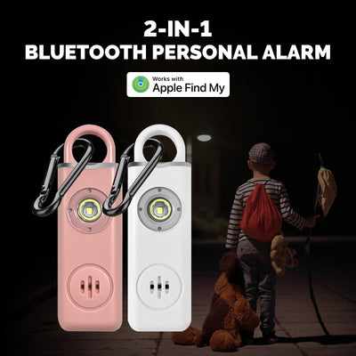 2-in-1 Personal Alarm with Apple Find My Smart Tracking