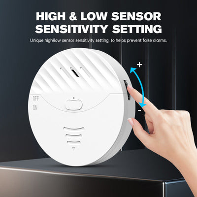 [Tuya Series] WiFi Window Door Vibration & Glass Break Alarm - Smart Home Security System