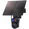 4G Solar Security Camera 20X PTZ Dual-Lens