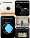 Reasons to choose the mini magnetic camera with images and text on a white background.