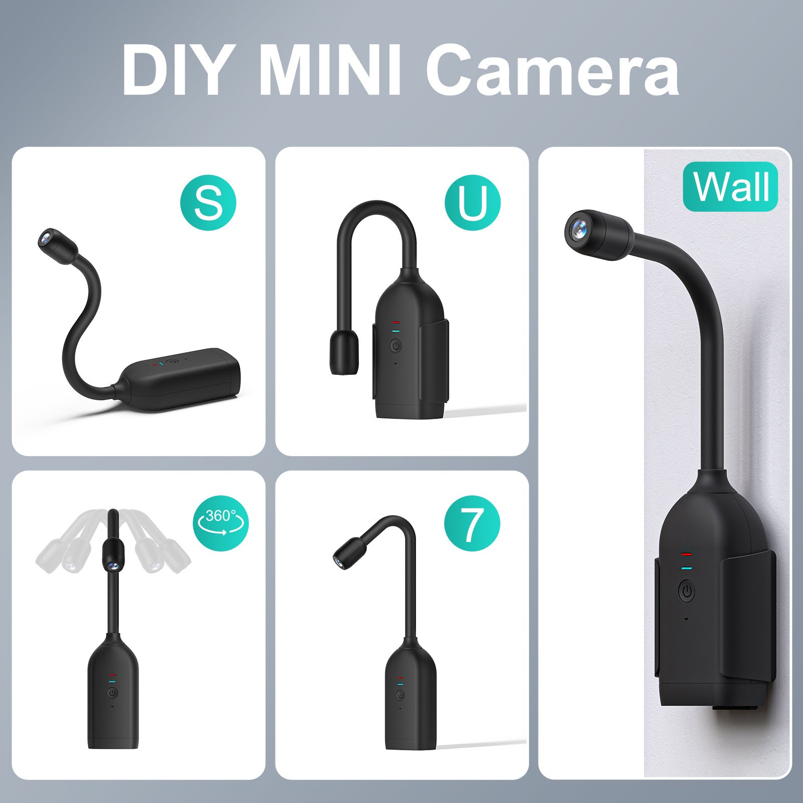 Stretchable Camera Flexible Gooseneck Camera | Full HD - The Spy Store