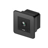 Square black macro camera with a central lens and "FHD" label on a plain white background.