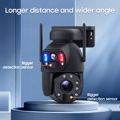 4G Solar Security Camera 20X PTZ Dual-Lens