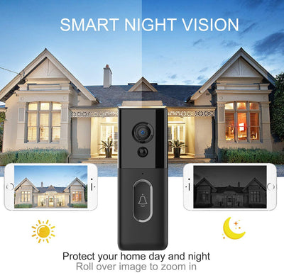 [Tuya Series] Front Door Smart Doorbell - HD 1080P Video & Night Vision