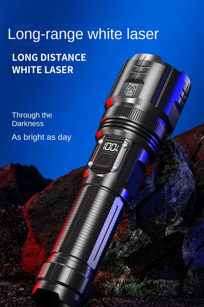 High Lumens Rechargeable Tactical Torch - Incredibly Bright