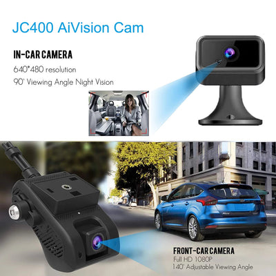 4G Dual-Camera Dash Cam with GPS Tracker